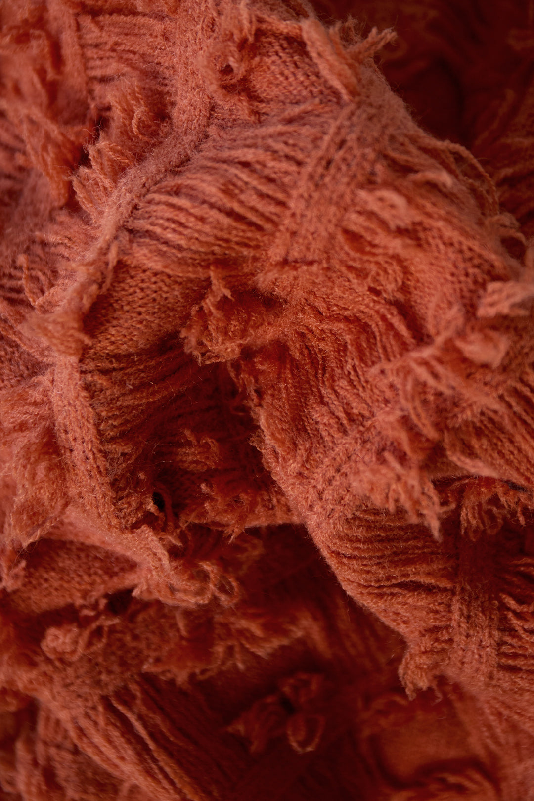 V sweater met franjes