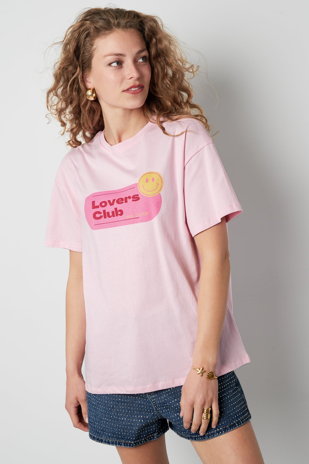 Cotton Vrouwen T-shirt Street Random Print