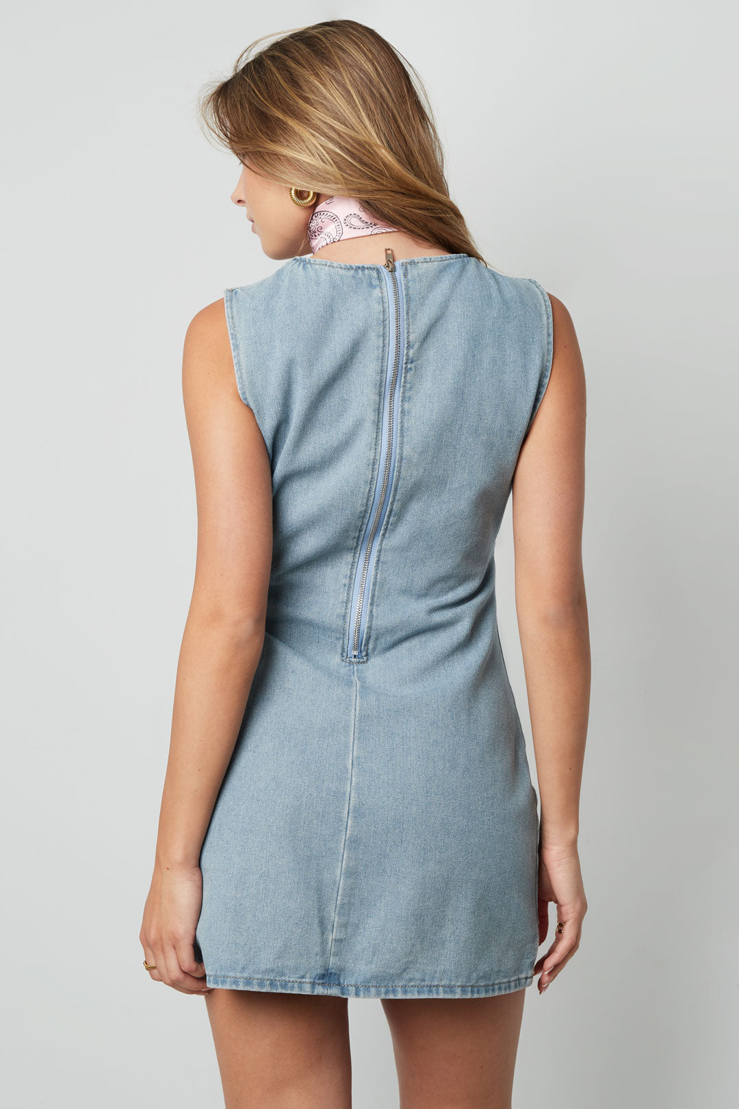 Cotton Vrouwen Mini Jurk Mouwloos Bodycon
