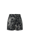 Geweven Polyestervezel Vrouwen Shorts Elegante Bloemenprint