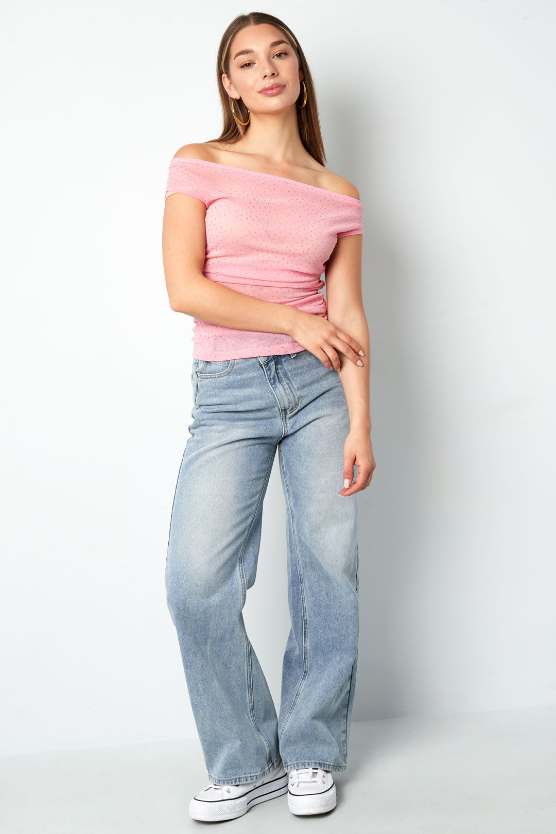 Geweven Polyestervezel Vrouwen Mouwloze Top Seksueel Doorzichtig Eenvoudige Kleur