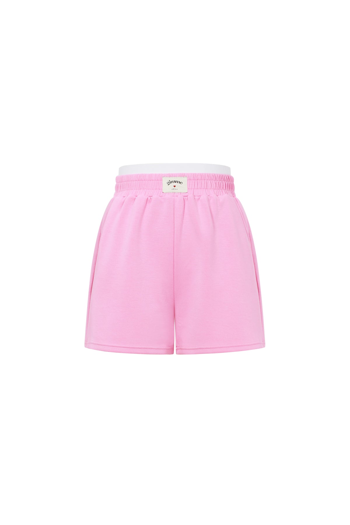 Gebreide Polyestervezel Vrouwen Casual Shorts Sporty Solide Kleur