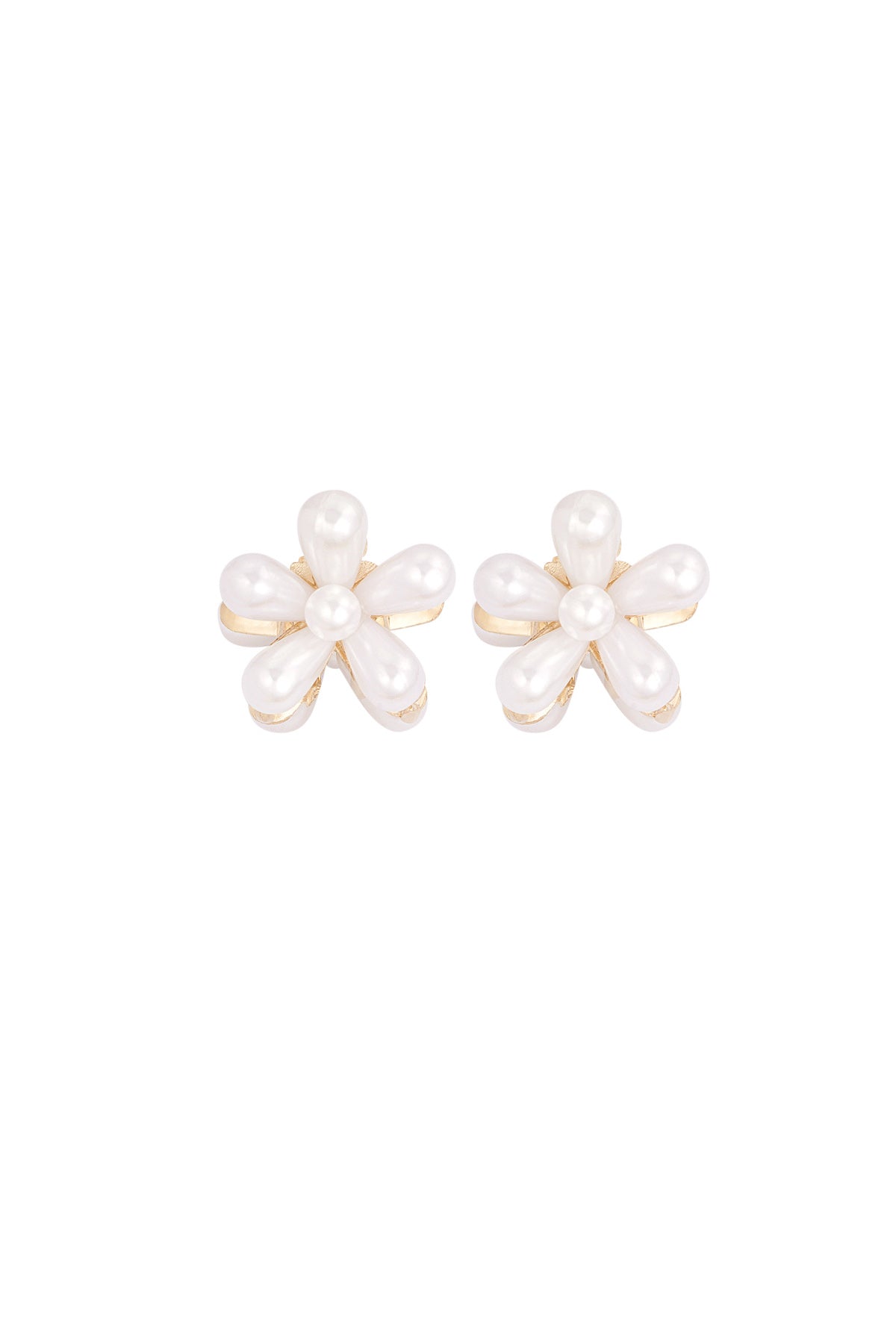pearl flower haarclip