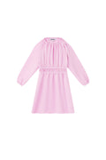 Polyester Vrouwen Mini Jurk Plooien Elastische Taille