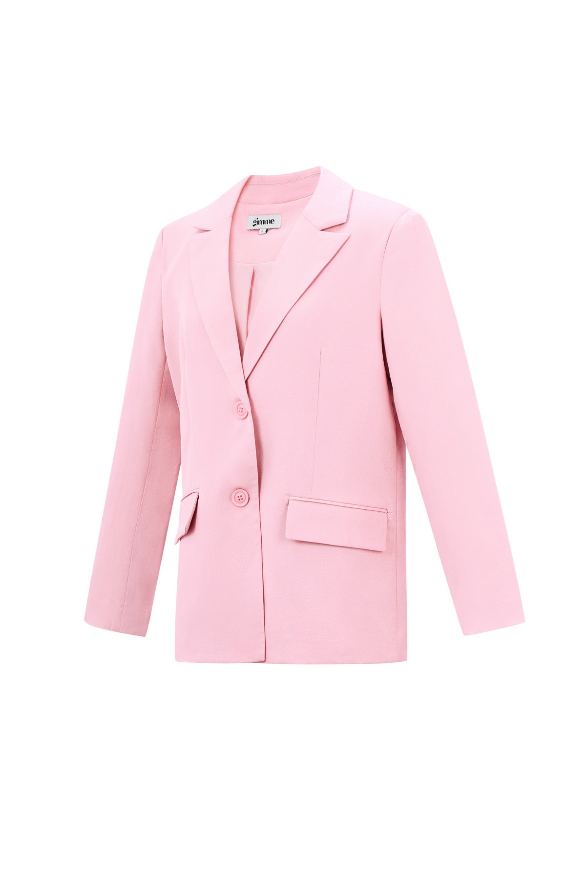 Polyester Vrouwen Suit Set Gesneden Boog Detail