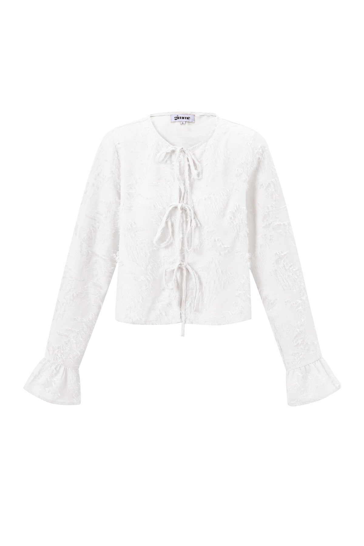 Geweven Polyestervezel Vrouwen Lange Mouwen Tops Elegant Solide Kleur Lente/Zomer