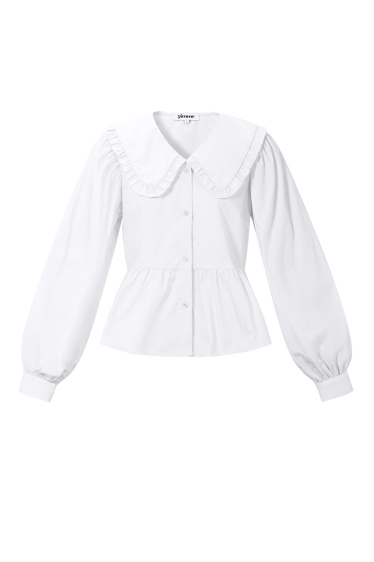 Katoenen blouses en overhemden Effen casual lente/zomerkleding